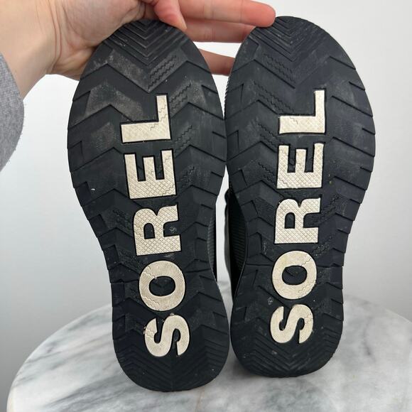 Sorel Women's Black Waterproof Lace Up Classic Winter Snow Duck Boots (Sz 8) - Picture 6 of 9